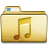 Yellow Music Icon